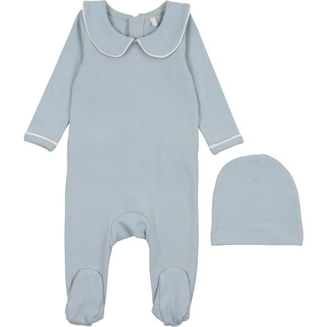 Collar Footie, Blue