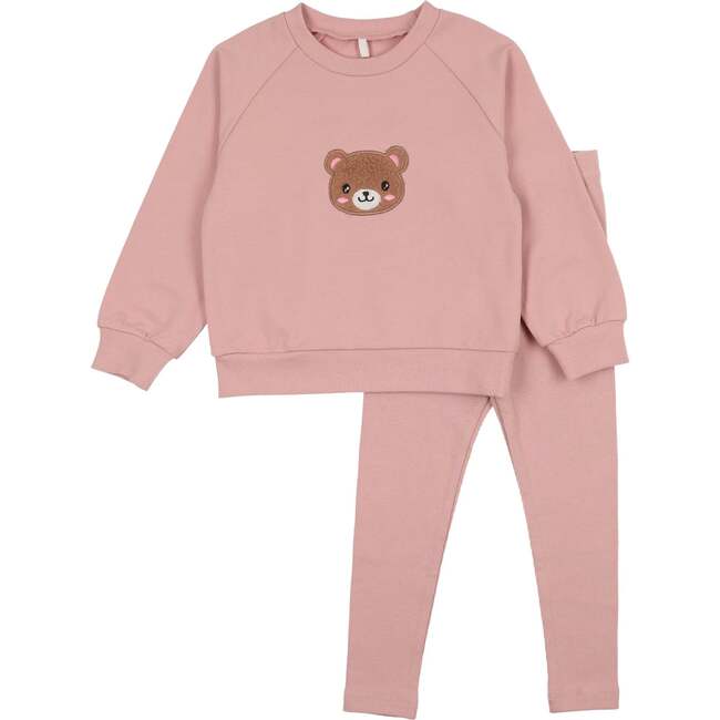 Bear Sweatsuit, Pink