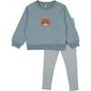 Bear Sweatsuit, Blue - Mixed Apparel Set - 1 - thumbnail