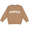 Pumpkin Sweatshirt, Mocha - Sweatshirts - 1 - thumbnail