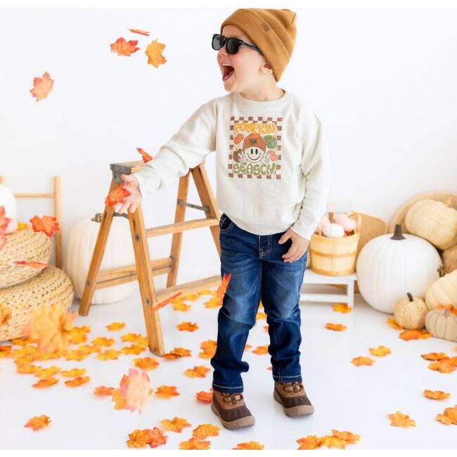 Pumpkin Season Sweatshirt, Natural - Sweatshirts - 2
