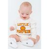 Little Pumpkin Patch Long Sleeve Romper, Natural - Rompers - 5
