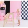 Girly Ghost Halloween Bow Baby Headband, Pink - Headbands - 3