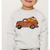 Fall Truck Patch Sweatshirt, Natural - Sweatshirts - 3