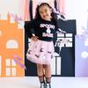 Spooky Babe Patch Halloween Sweatshirt, Black - Sweatshirts - 2