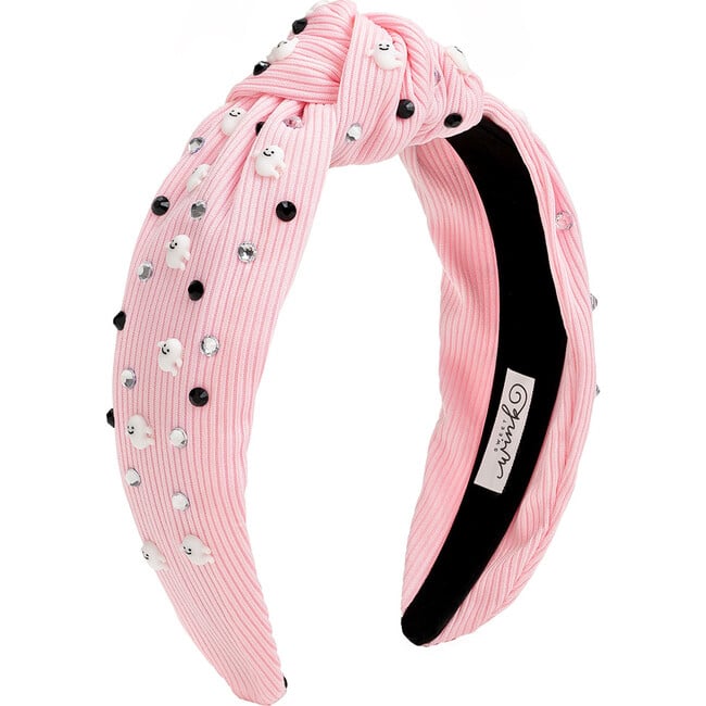 Spooky Halloween Gemstone Women's Headband, Pink