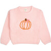 Coquette Pumpkin Knit Sweater, Pink - Sweatshirts - 1 - thumbnail