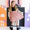 Bat Trellis Halloween Short Sleeve Tutu Dress, Multi - Dresses - 2