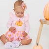 Coquette Pumpkin Long Sleeve Tutu Bodysuit, Multi - Dresses - 3