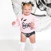 Boo Bat Halloween Knit Sweater, Pink - Sweatshirts - 2