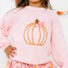 Coquette Pumpkin Knit Sweater, Pink - Sweatshirts - 3