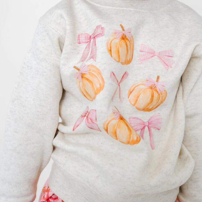 Coquette Pumpkin Sweatshirt, Natural - Sweatshirts - 3