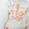 Coquette Pumpkin Sweatshirt, Natural - Sweatshirts - 3