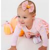 Pumpkin Tulle Bow Baby Headband, Pink - Headbands - 6