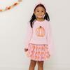 Coquette Pumpkin Knit Sweater, Pink - Sweatshirts - 5
