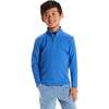Kids Quarter Zip Stripe Pullover, Blue Stripe - Sweatshirts - 2