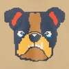 Kids Hooded Patch Sweatshirt & Pant Set, Beige Bulldog - Mixed Apparel Set - 5