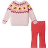 Infant Fair Isle Sweater & Legging Set, Sunflower - Mixed Apparel Set - 6
