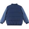 Kids French Terry Sleeve Bomber, Multi Striped - Jackets - 3