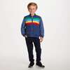 Kids French Terry Sleeve Bomber, Multi Striped - Jackets - 5