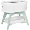 EVI Smart Bassinet, White on Mint - Bassinets - 1 - thumbnail