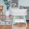 EVI Smart Bassinet, White on Mint - Bassinets - 2