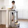Explore 'N Store® Learning Tower®, Silver Drp w/Natural - Play Tables - 2