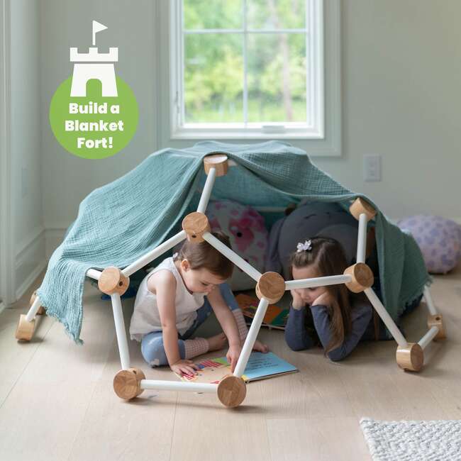 Indoor Climbing Gym - Large, Soft White w/Natural - Activity Gyms - 4
