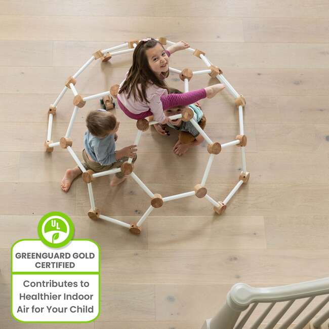 Indoor Climbing Gym - Large, Soft White w/Natural - Activity Gyms - 5