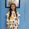 Recycled Cotton Mon Coeur Ruffled Sweatshirt, Multi - Sweatshirts - 2