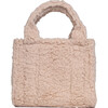 Sherpa Tote Bag with Matching Coin Purse, Teddy Bear - Bags - 3