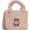 Sherpa Tote Bag with Matching Coin Purse, Teddy Bear - Bags - 5