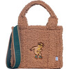 Sherpa Tote Bag with Matching Coin Purse, Skating Sloth - Bags - 5