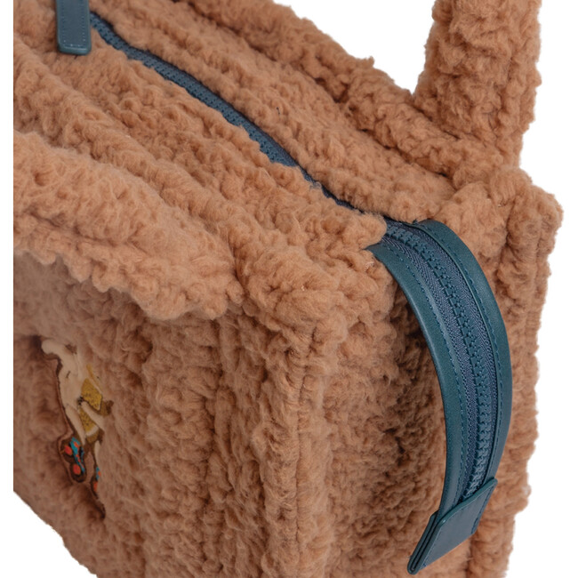 Sherpa Tote Bag with Matching Coin Purse, Skating Sloth - Bags - 8