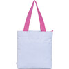Color Block Tote – Corduroy & Sherpa Bag with Double Pockets + Cozy Coin Purse - Baby Blue Bell - Bags - 3