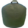 Campus Round Bean Bag, Cotton Canvas Olive - Kids Seating - 4