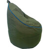 Campus Round Bean Bag, Cotton Canvas Olive - Kids Seating - 8