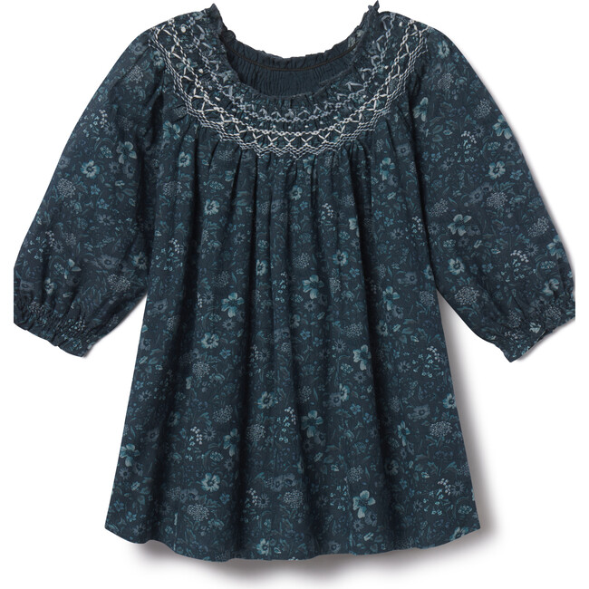 Marigold Dress in Midnight Meadow
