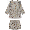 Kate Baby Set in Dotted Floral - Dresses - 1 - thumbnail