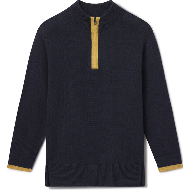 Griffin Half Zip in University Blue