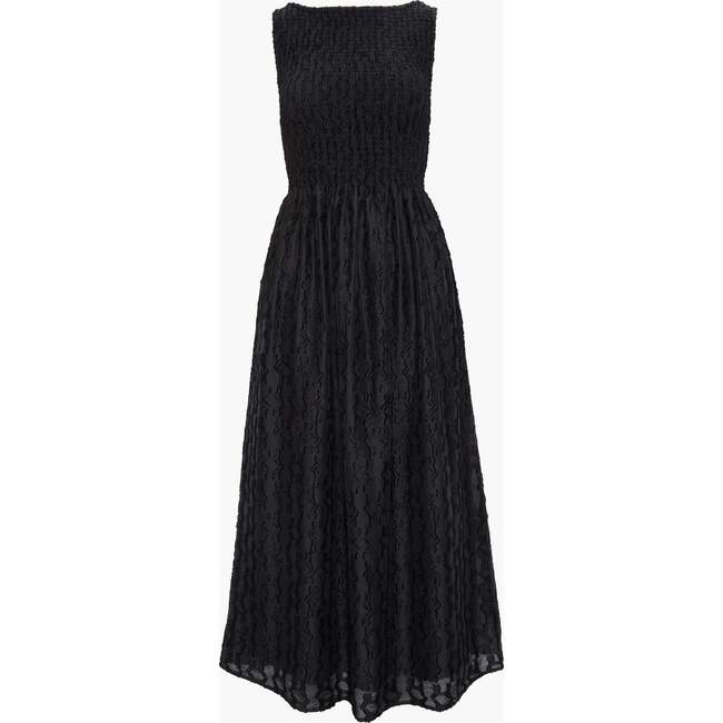 The Cosima Nap Dress, Black Fil Coupé