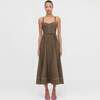 The Fiona Dress, Chocolate Twill - Dresses - 2