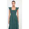 The Ellie Nap Dress, Midnight Green - Dresses - 3