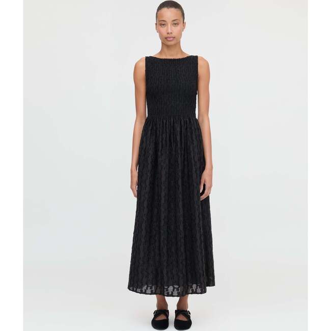 The Cosima Nap Dress, Black Fil Coupé - Dresses - 2