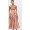 The Maisie Dress, Rust Dandelion Floral Stripe - Dresses - 3