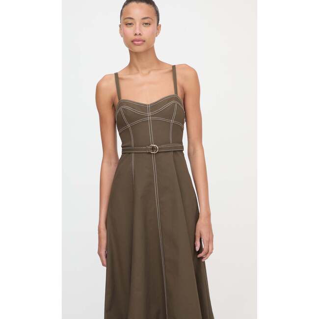 The Fiona Dress, Chocolate Twill - Dresses - 3