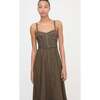 The Fiona Dress, Chocolate Twill - Dresses - 3