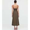 The Fiona Dress, Chocolate Twill - Dresses - 4