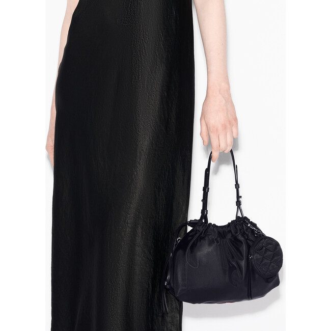 Small Waverly Shoulder, Black - Bags - 5
