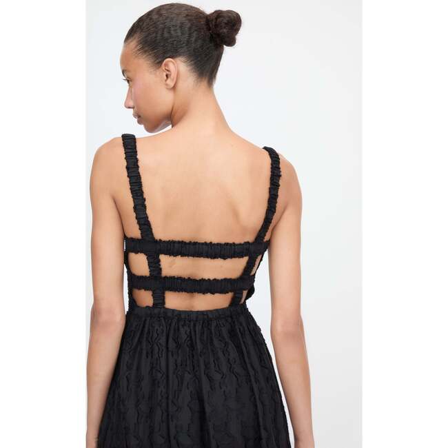 The Anita Nap Dress, Black Fil Coupé - Dresses - 3